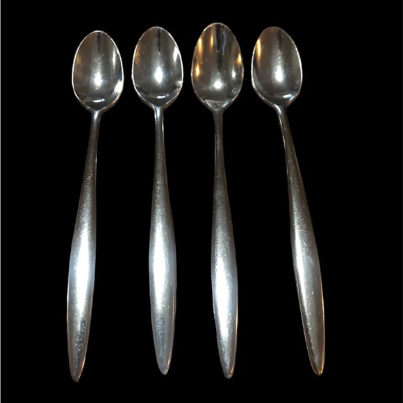 World tableware stainless steel 18/8 Long Handled Spoons set of 4 - Picture 1 of 4